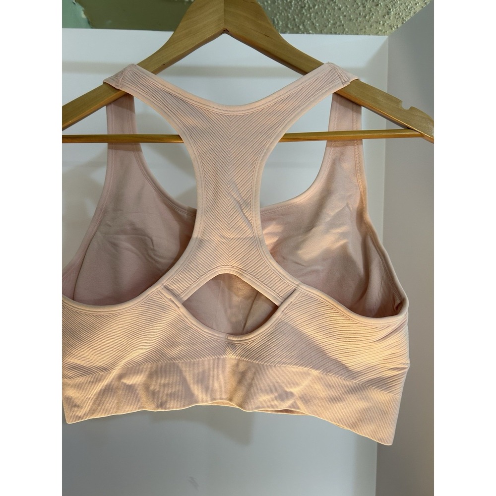 NIB Seamless Racerback Sports Bra XXL (38-42 D-DDD) Pink - Picture 4 of 5